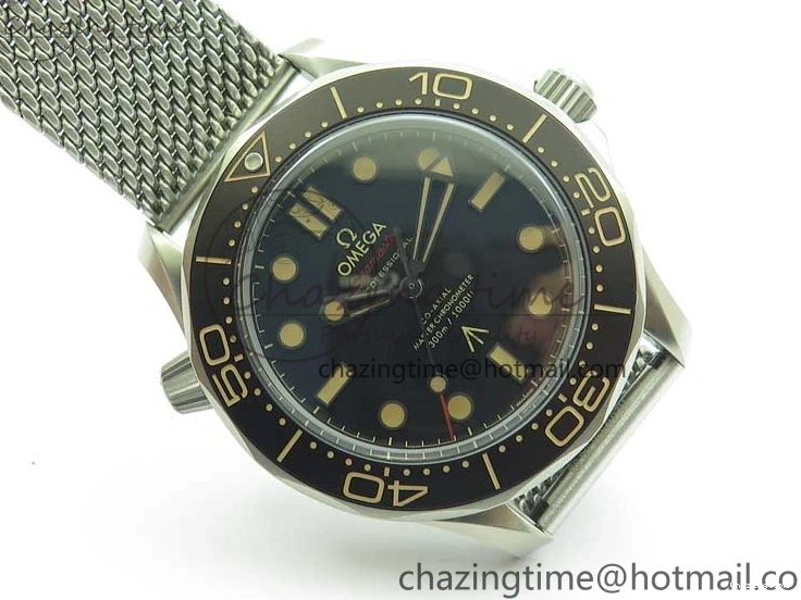 0524 Seamaster 300 “No Time to Die” Limited Edition ORF 1:1 Best Edition on SS Mesh Bracelet A8806 (Free Nato Strap) Durable 7866